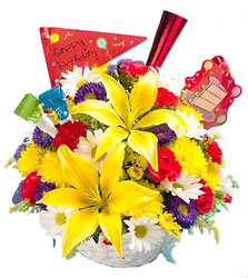 <b>Birthday Party Bouquet</b> from Scott's House of Flowers in Lawton, OK