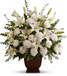 <b>Sincere Serenity Arrangement</b> from Scott's House of Flowers in Lawton, OK