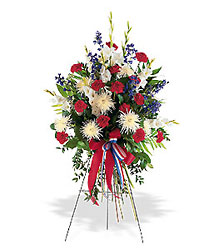 Patriotic Standing Spray