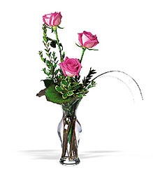 <b>Rose Budvases</b> from Scott's House of Flowers in Lawton, OK