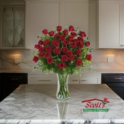 <b>Three Dozen Red Premium Long Stem Roses</b> from Scott's House of Flowers in Lawton, OK