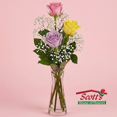 Rose Bud Vase from Scott's House of Flowers in Lawton, OK