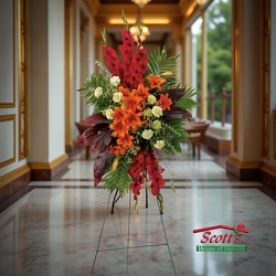 A New Sunrise Spray from Scott's House of Flowers in Lawton, OK