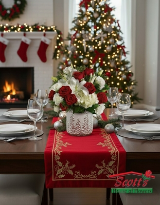 A Touch of Christmas (C21) from Scott's House of Flowers in Lawton, OK A Touch of Christmas (C21) from Scott's House of Flowers in Lawton, OK