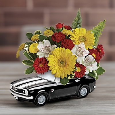 '67 Chevy Camaro Bouquet from Scott's House of Flowers in Lawton, OK