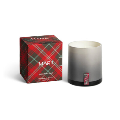 Maril Cinamon and Cedar 8oz Candle from Scott's House of Flowers in Lawton, OK