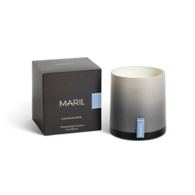 Maril Clear Blue Water 8oz Candle from Scott's House of Flowers in Lawton, OK