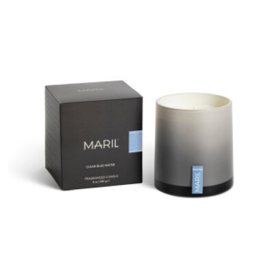 Maril Clear Blue Water 8oz Candle from Scott's House of Flowers in Lawton, OK