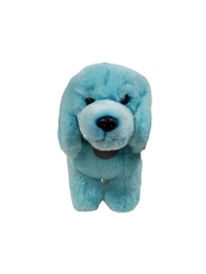 Plush Blue Dog from Scott's House of Flowers in Lawton, OK