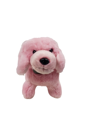 Plush Pink Dog from Scott's House of Flowers in Lawton, OK