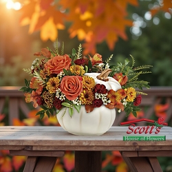 Enchanted Harvest Bouquet from Scott's House of Flowers in Lawton, OK