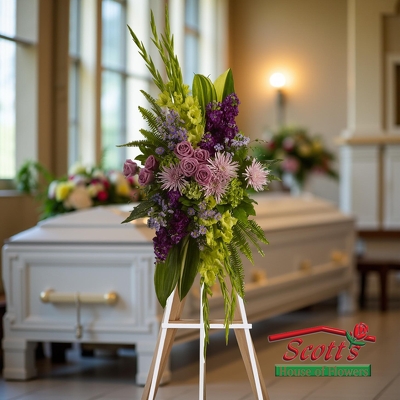 The Endless Sky Spray from Scott's House of Flowers in Lawton, OK