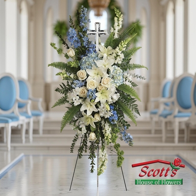 Teleflora's Eternal Grace Spray from Scott's House of Flowers in Lawton, OK