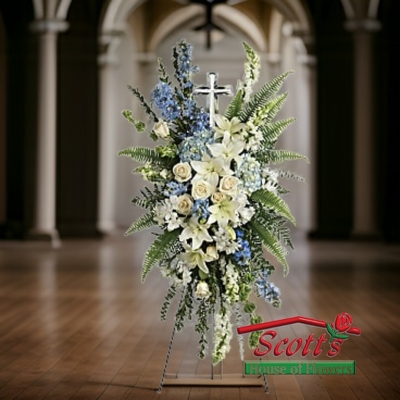 Teleflora's Eternal Grace Spray from Scott's House of Flowers in Lawton, OK