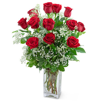 <b>One Dozen Red Premium Long Stem Roses</b> from Scott's House of Flowers in Lawton, OK