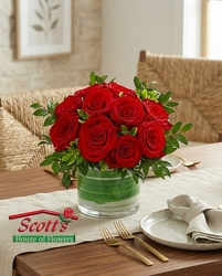 Rosy Posy Red Roses from Scott's House of Flowers in Lawton, OK