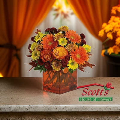 Forever Fall from Scott's House of Flowers in Lawton, OK