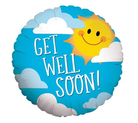 Get Well Mylar Balloon from Scott's House of Flowers in Lawton, OK