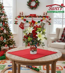 Gnome for the Holidays (C15) from Scott's House of Flowers in Lawton, OK