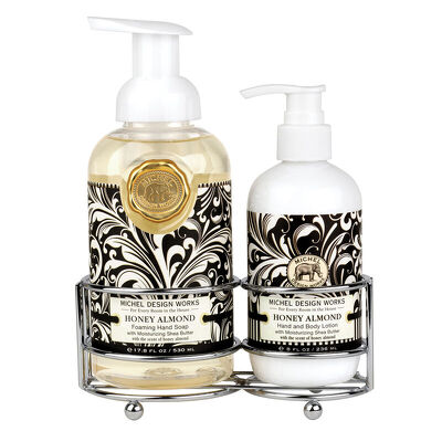 Honey Almon Soap and Lotion Caddy from Scott's House of Flowers in Lawton, OK
