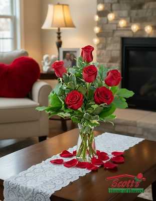 Half Dozen Roses from Scott's House of Flowers in Lawton, OK