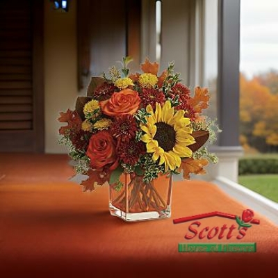 Hello Autumn Bouquet from Scott's House of Flowers in Lawton, OK