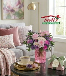 Haute Pink Bouquet from Scott's House of Flowers in Lawton, OK