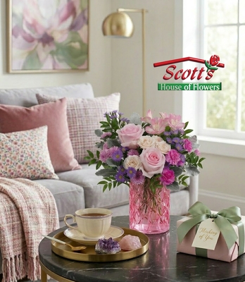 Haute Pink Bouquet from Scott's House of Flowers in Lawton, OK Haute Pink Bouquet from Scott's House of Flowers in Lawton, OK