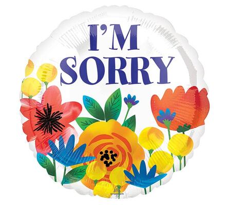 I'm Sorry Mylar Balloon from Scott's House of Flowers in Lawton, OK