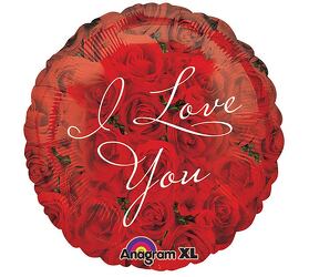 I Love You Roses Mylar Balloon from Scott's House of Flowers in Lawton, OK