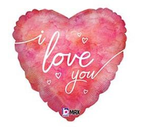 I Love You Heart Mylar Balloon from Scott's House of Flowers in Lawton, OK