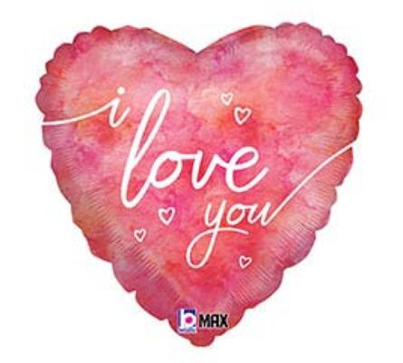 I Love You Heart Mylar Balloon from Scott's House of Flowers in Lawton, OK