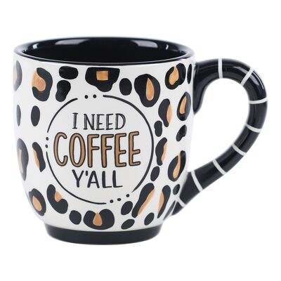 I Need Coffee Y'all Coffee Mug from Scott's House of Flowers in Lawton, OK