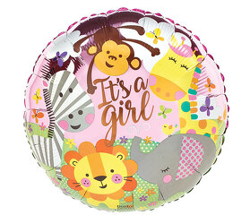 It's A Girl Mylar Balloon from Scott's House of Flowers in Lawton, OK