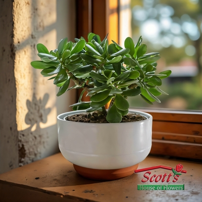 Jade Plant from Scott's House of Flowers in Lawton, OK