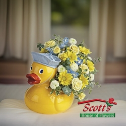 Teleflora Just Ducky - Boy   from Scott's House of Flowers in Lawton, OK