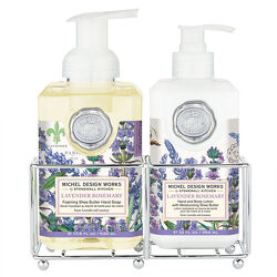 Lavender & Rosemary Foam Soap & Lotion Caddy from Scott's House of Flowers in Lawton, OK