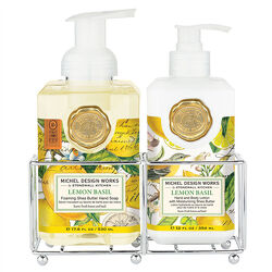 Lemon Basil Foam Soap & Lotion Caddy from Scott's House of Flowers in Lawton, OK