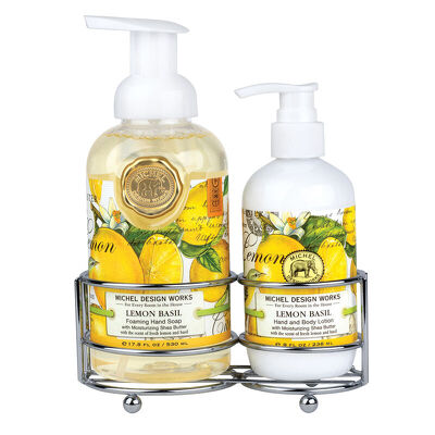 Lemon Basil Foam Soap & Lotion Caddy from Scott's House of Flowers in Lawton, OK