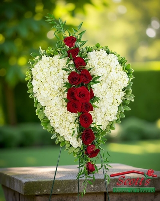 Lost Love Heart from Scott's House of Flowers in Lawton, OK