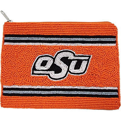 OSU Beaded Coin Pouch from Scott's House of Flowers in Lawton, OK