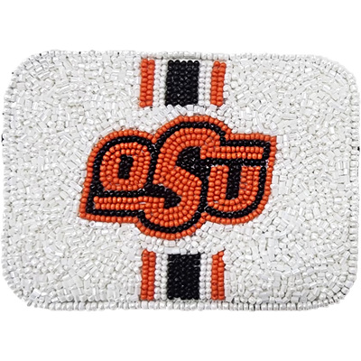OSU Beaded Credit Card Holder from Scott's House of Flowers in Lawton, OK