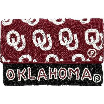 OU Oklahoma Mini Clutch from Scott's House of Flowers in Lawton, OK