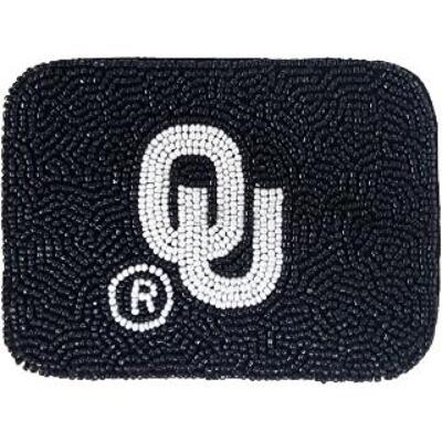 OU Beaded Credit Card Holder from Scott's House of Flowers in Lawton, OK