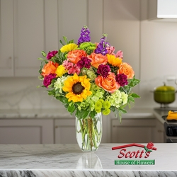 Luxe Seasonal Blooms from Scott's House of Flowers in Lawton, OK