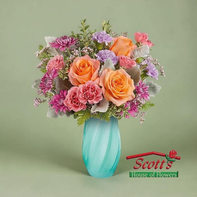 <b>Blue Radiance</b> (M5) from Scott's House of Flowers in Lawton, OK