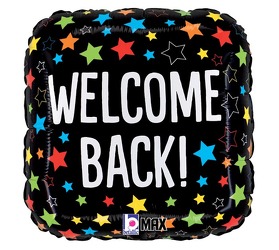 Welcome Back Mylar Balloon from Scott's House of Flowers in Lawton, OK