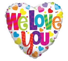 We Love You Mylar Balloon from Scott's House of Flowers in Lawton, OK