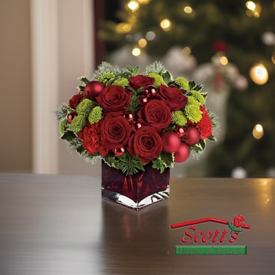 Teleflora's Merry & Bright from Scott's House of Flowers in Lawton, OK