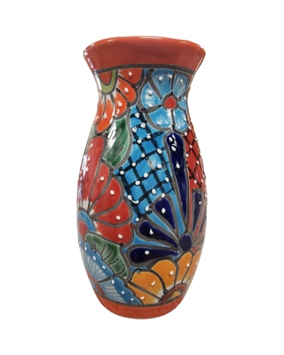 Talavera Pottery Vase from Scott's House of Flowers in Lawton, OK